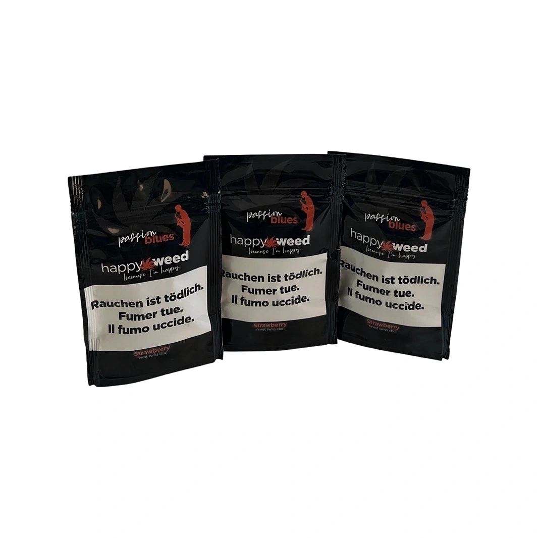 HappyWeed Passion Blues Strawberry Triple Pack CBD